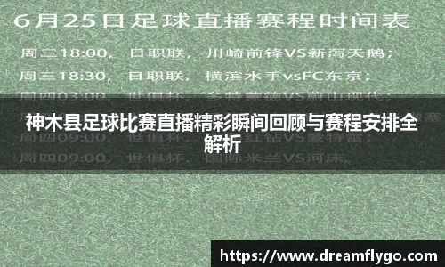神木县足球比赛直播精彩瞬间回顾与赛程安排全解析